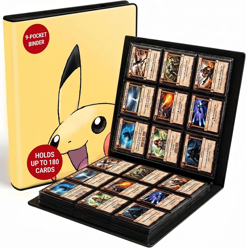 Ultra Pro Álbum Pikachu de 9 bolsillos para 180 cartas