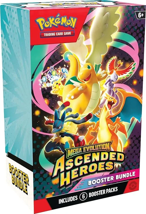 Pokémon TCG: Mega Evolution — Ascended Heroes Booster Bundle (6 Sobres)