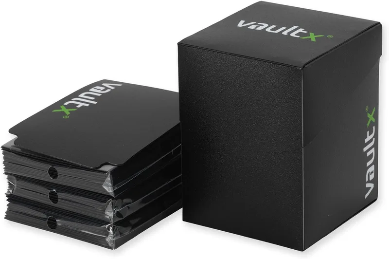 Vault X Caja para Mazo Estándar Grande con 150 Fundas Negras