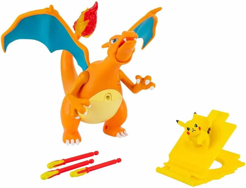 Charizard Deluxe de 18 cm con luces, sonidos y lanzallamas