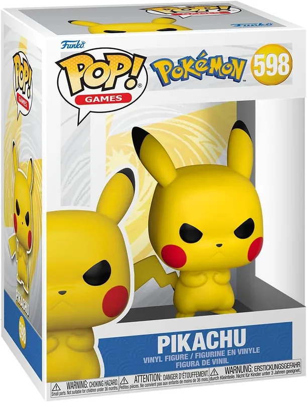 Funko Pop! Games: Pokémon – Pikachu enfadado