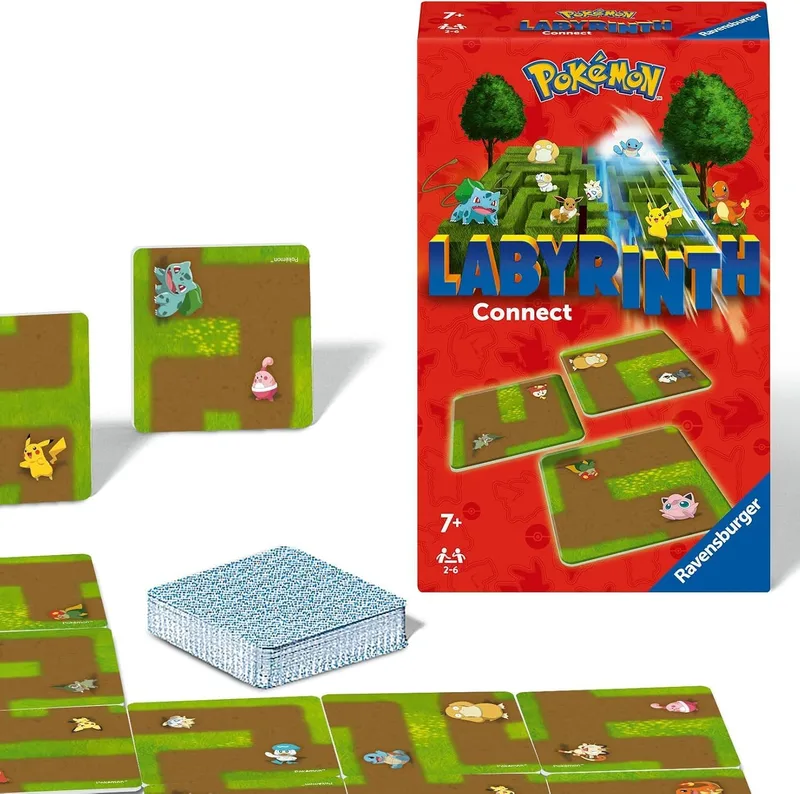 Labyrinth Connect Pokémon: juego de viaje (Ravensburger)