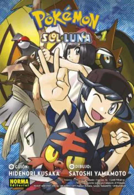 Manga Pokémon Sol y Luna 01 (Norma)