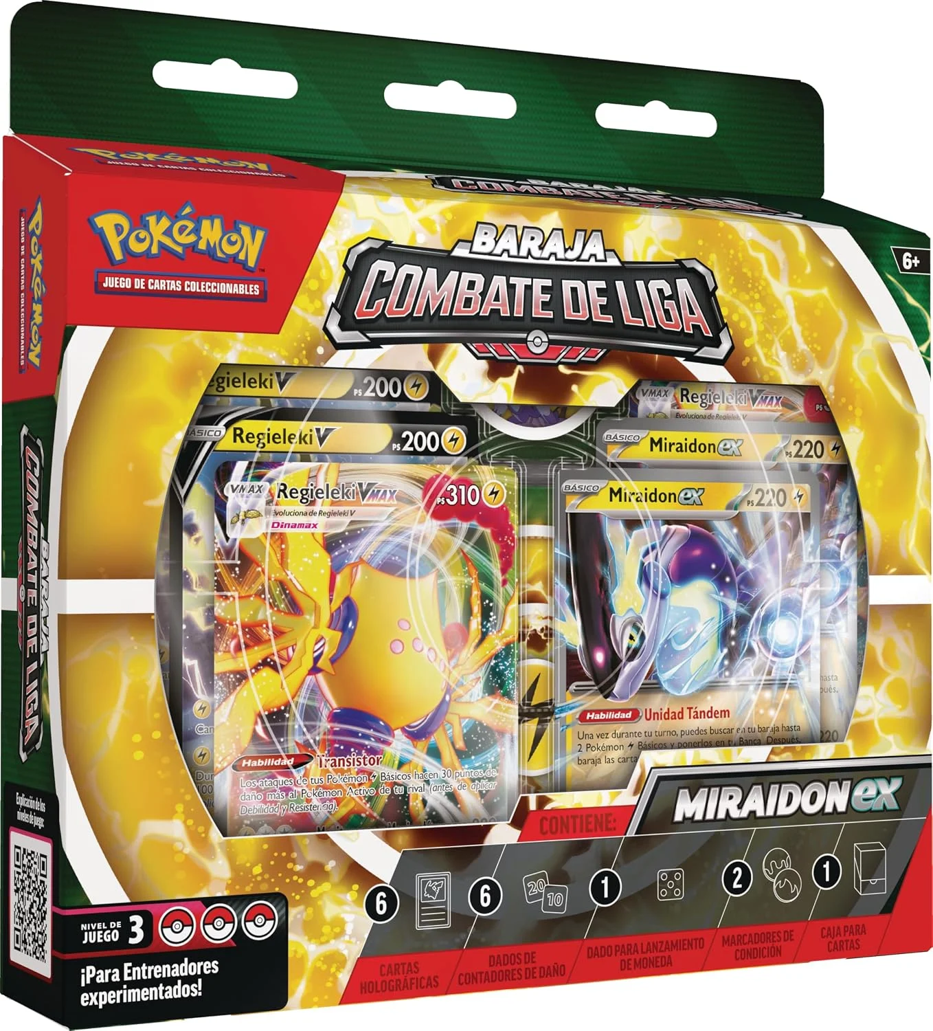 Pokémon: Baraja Combate de Liga de Miraidon ex