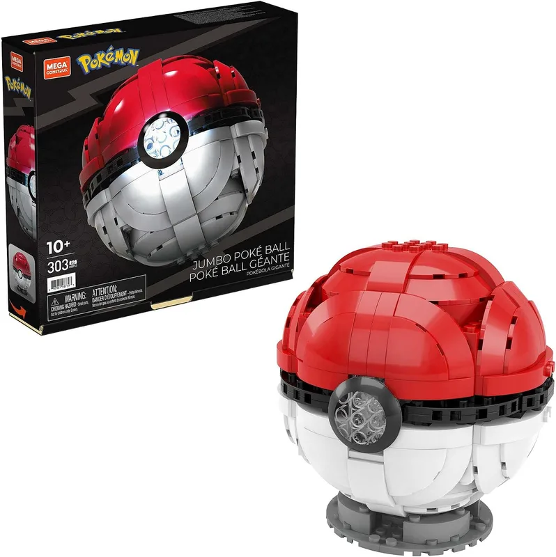 MEGA Construx Poké Ball gigante con luz (303 piezas)