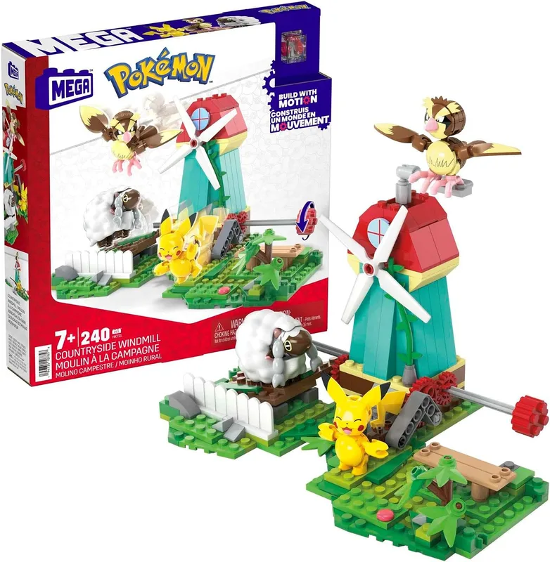 MEGA Pokémon Ciudad del viento con molino (240 piezas)