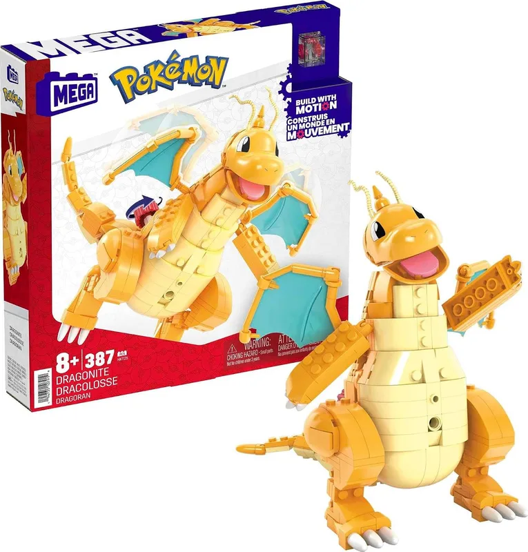 MEGA Pokémon Dragonite con movimiento (388 piezas)