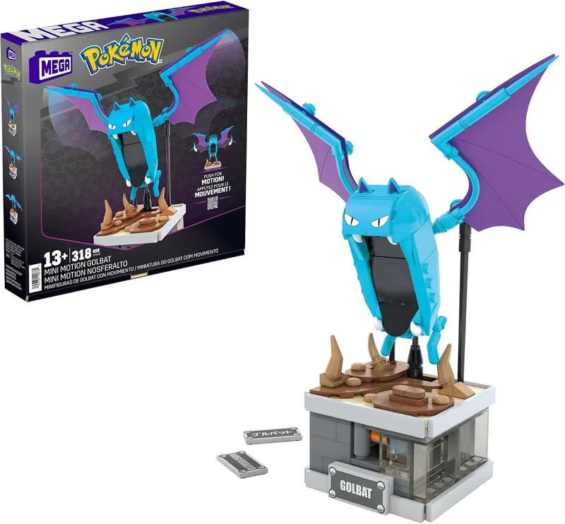 MEGA Pokémon Golbat con movimiento de alas (318 piezas)