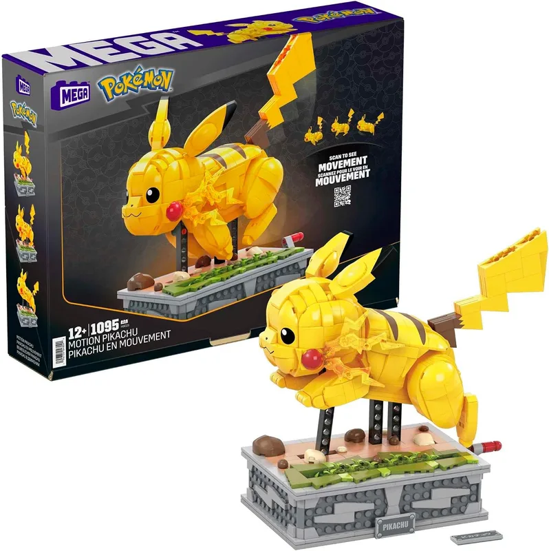 MEGA Pokémon Pikachu en movimiento (1.095 piezas)
