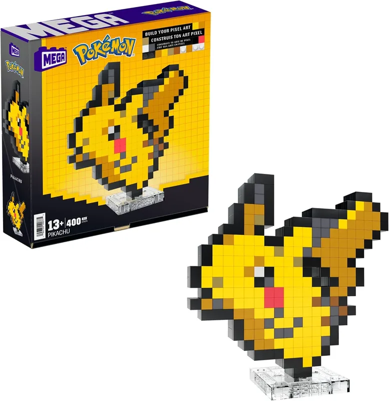MEGA Pokémon Pixel Art Pikachu (400 piezas)