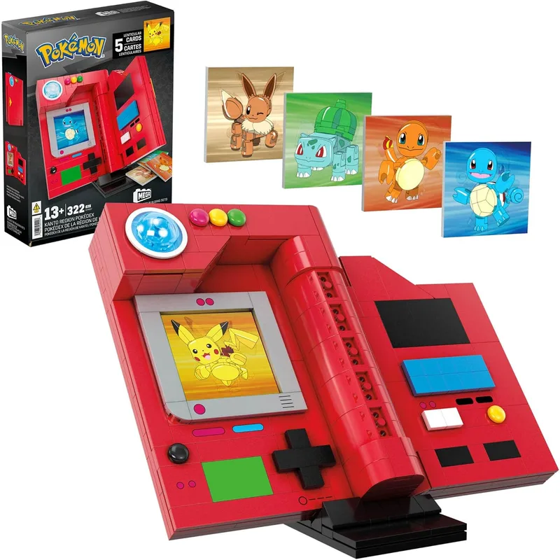 MEGA Pokémon Pokédex de Kanto con luz (322 piezas)