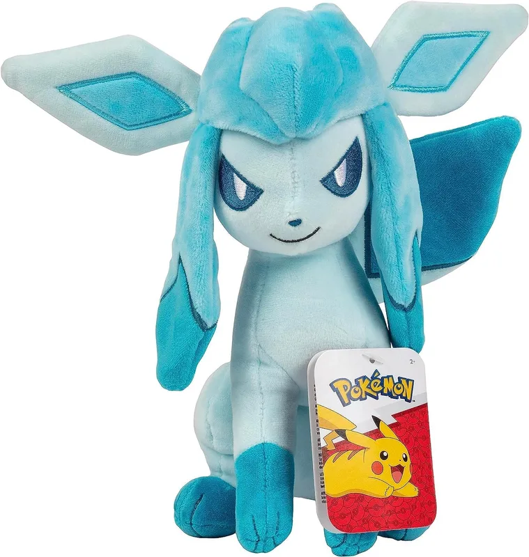 Peluche oficial de Glaceon 20 cm (Jazwares)