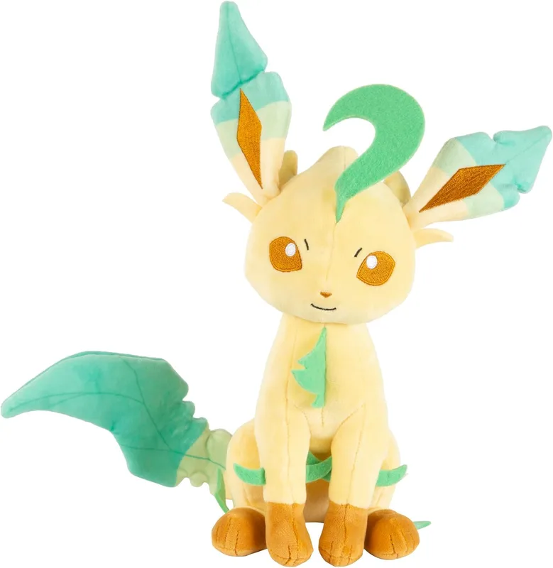 Peluche oficial de Leafeon 20 cm (Jazwares)