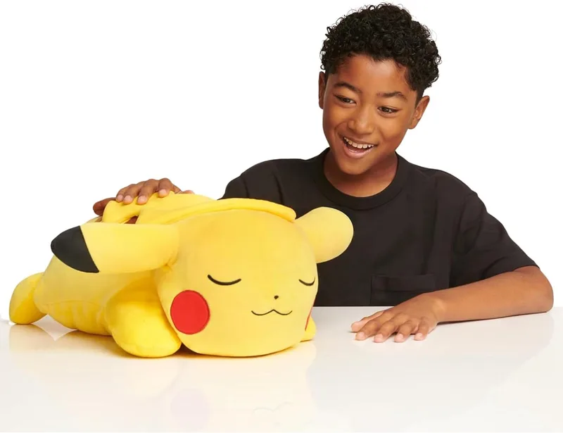Peluche de Pikachu durmiente 45 cm (Jazwares)