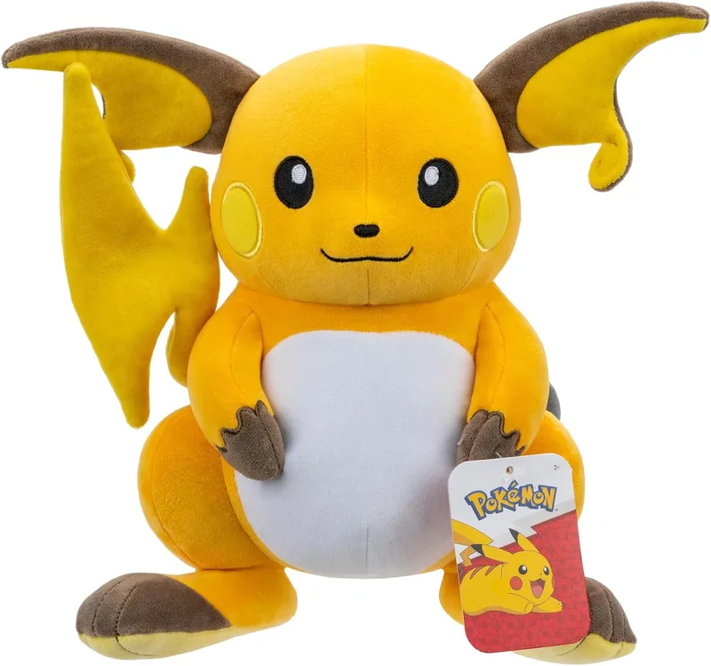 Peluche oficial de Raichu 30 cm (Jazwares)