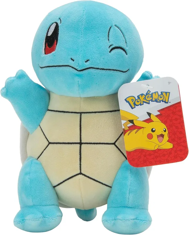 Peluche oficial de Squirtle 20 cm (Jazwares)