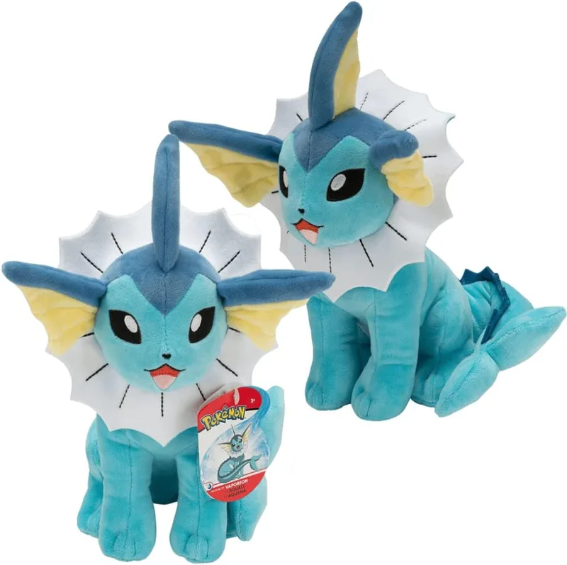 Peluche oficial de Vaporeon 20 cm