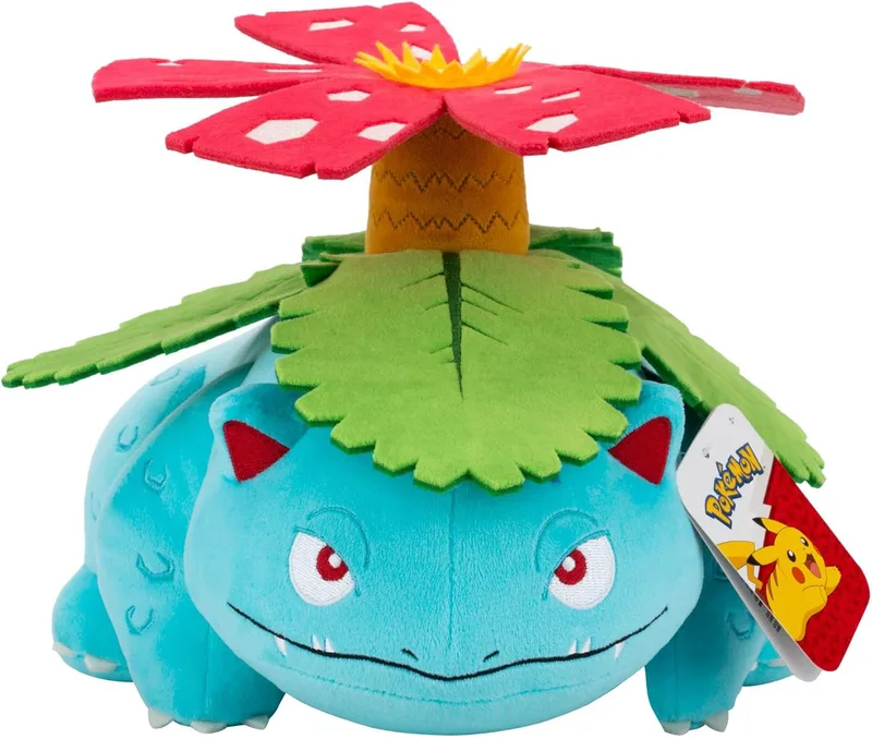 Peluche oficial de Venusaur 30 cm (Jazwares)