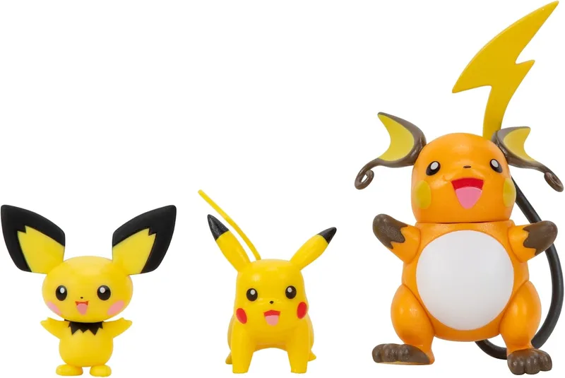 Pokémon Select: pack de evolución Pichu, Pikachu y Raichu