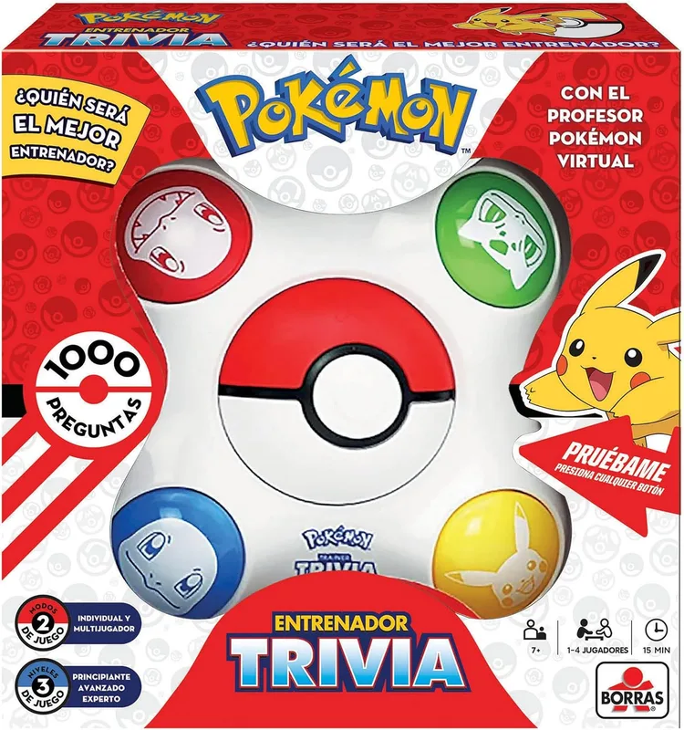 Pokémon Trivia: juego interactivo con 1.000 preguntas (Borrás)