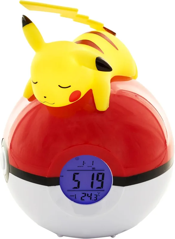 Reloj despertador de Pikachu con radio FM (Teknofun)