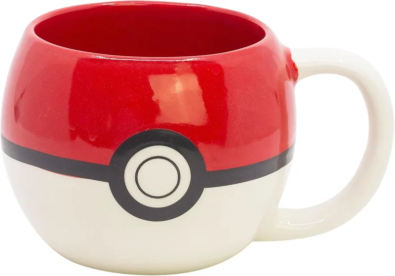 Taza 3D con forma de Poké Ball 490 ml (Stor)
