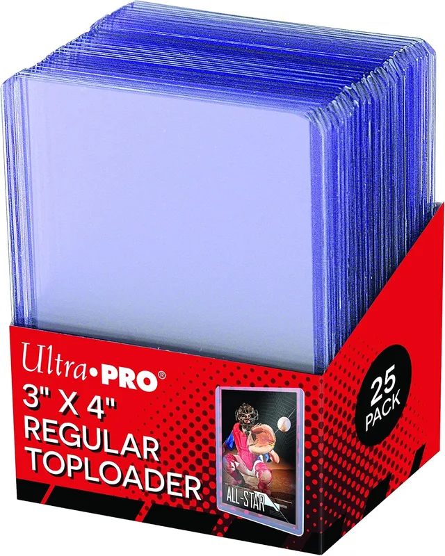 Ultra Pro Toploaders 3×4: 25 fundas rígidas