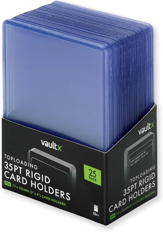 Vault X Toploaders 35pt sin costuras: 25 fundas rígidas